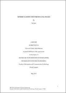 Gender classification from facial images - UTAR Institutional Repository