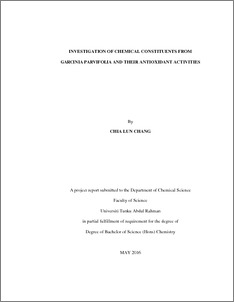 Investigation of Chemical Constituents from Garcinia Parvifolia and ...