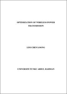 Optimization of wireless power transmission - UTAR Institutional Repository