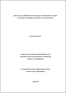 Mechanical Properties of 1200 Kg/m3 Lightweight Foamed Concrete ...